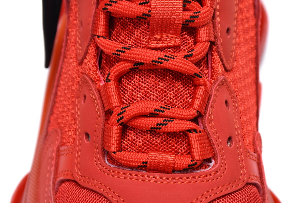 Balenciaga Triple S Red Clear Sole (Top Quality)