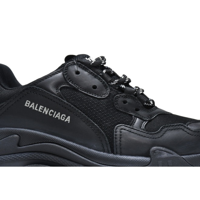 Balenciaga Triple S Triple Black (2018 Reissue) (Pre-Distressed) (Top Quality)