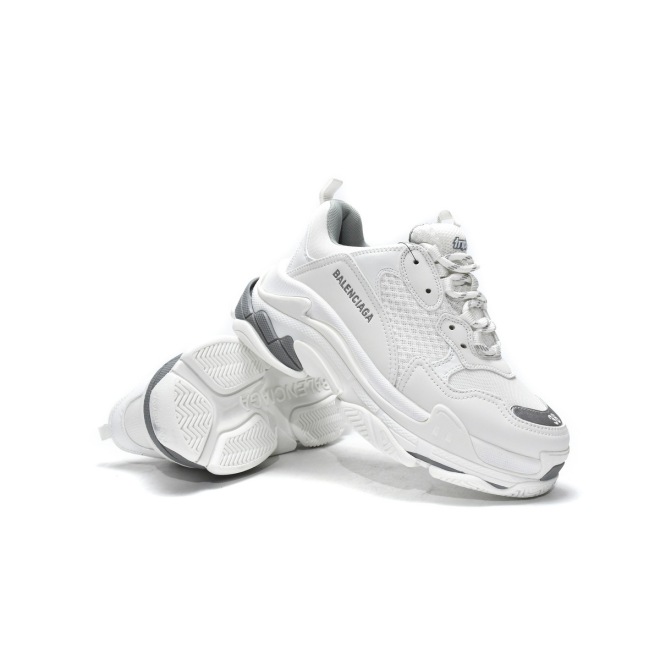 Balenciaga Triple S White Grey (W) (Top Quality)
