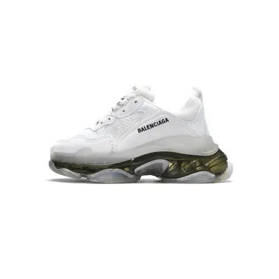 Blalenciaga Triple S Clear Sole White Grey (Top Quality)