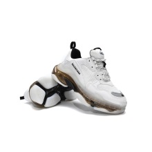 Blalenciaga Triple S Clear Sole White Grey (Top Quality)