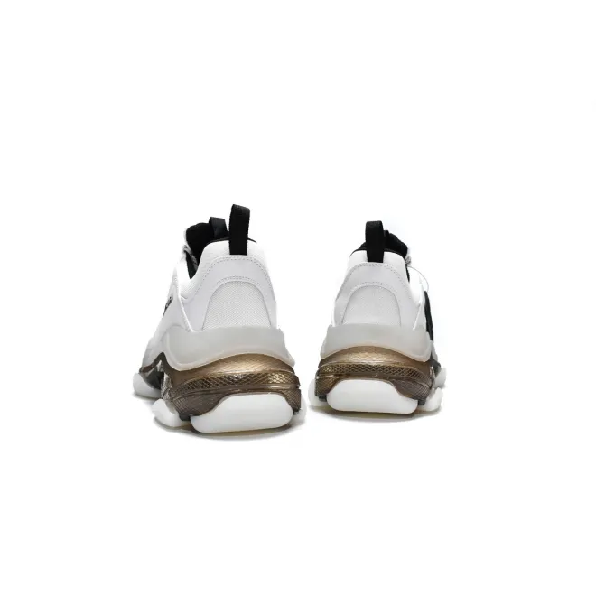Blalenciaga Triple S Clear Sole White Grey (Top Quality)