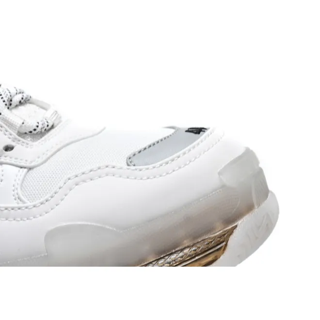 Blalenciaga Triple S Clear Sole White Grey (Top Quality)