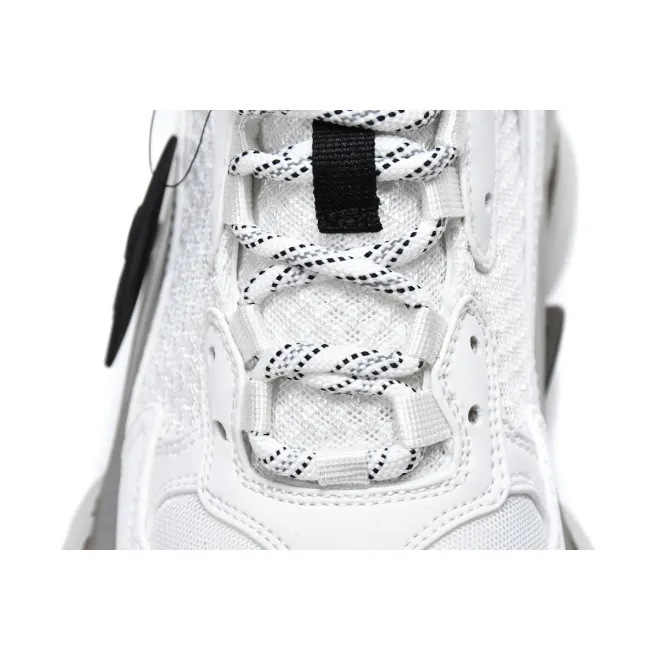 Blalenciaga Triple S Clear Sole White Grey (Top Quality)