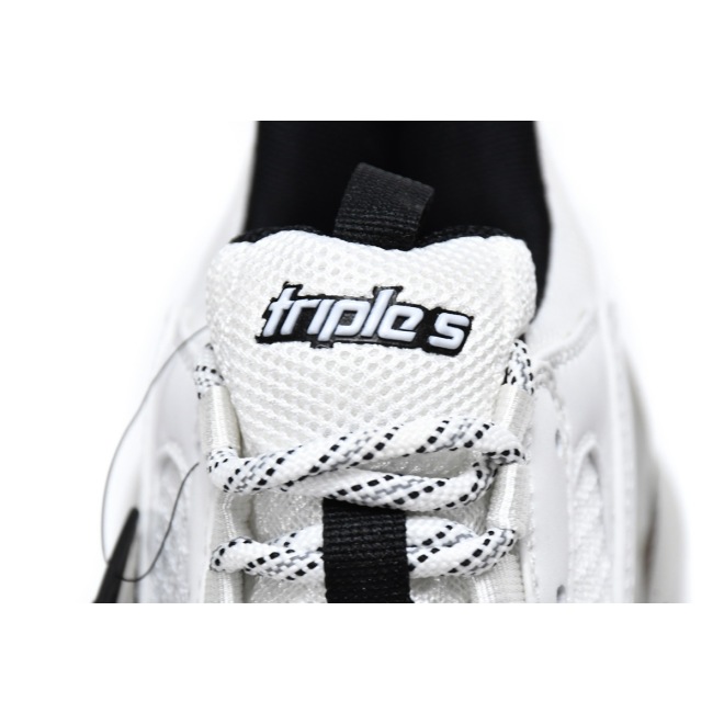 Blalenciaga Triple S Clear Sole White Grey (Top Quality)