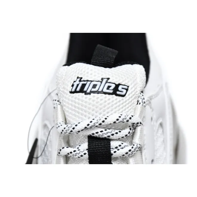 Blalenciaga Triple S Clear Sole White Grey (Top Quality)