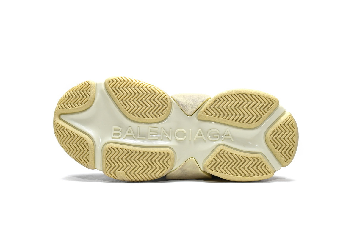 Gucci x Balenciaga The Hacker Project Triple S Beige Green Yellow (Top Quality)