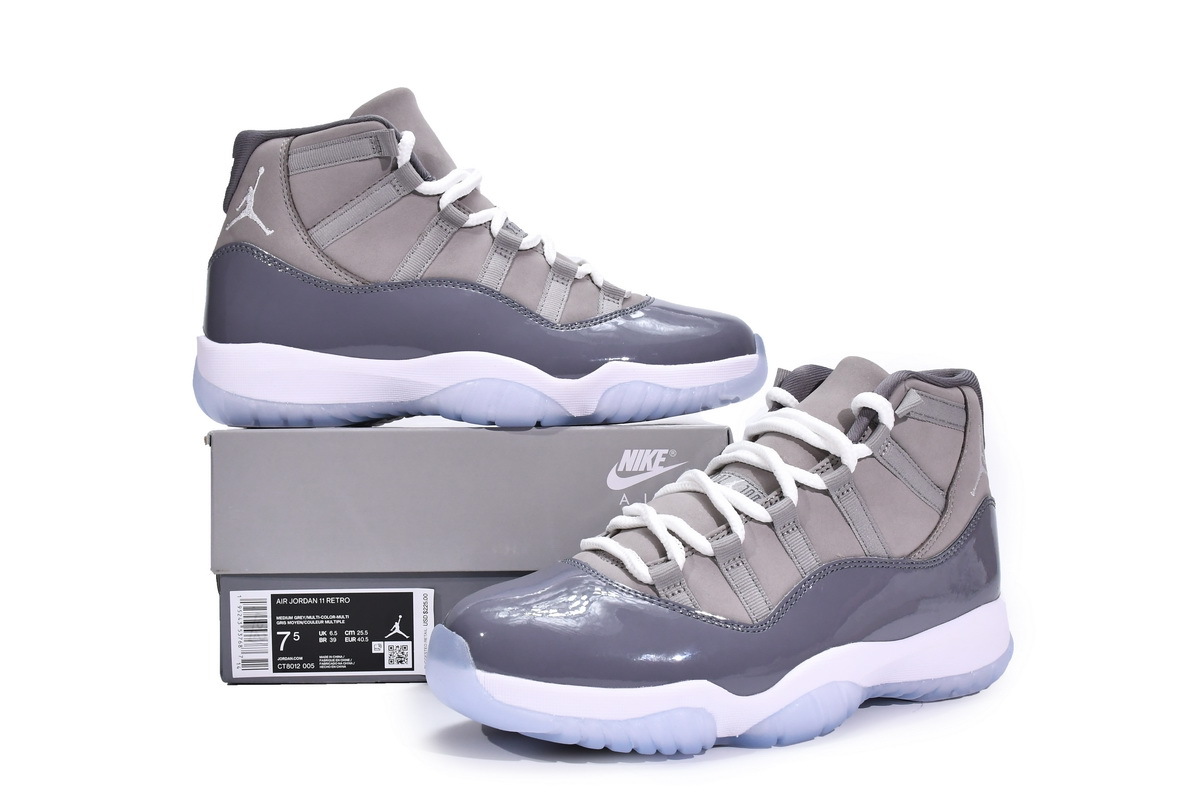 Jordan 11 Retro Cool Grey (2021) (Top Quality)