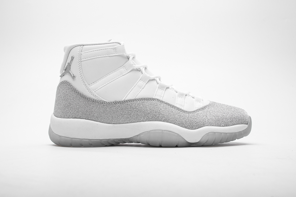 Jordan 11 Retro White Metallic Silver (W) (Mid Quality)