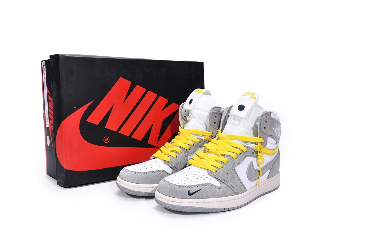 Jordan 1 High Switch Light Smoke (Mid Quality)