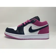 Jordan 1 Low Black Active Fuchsia (Cheap Sneakers)