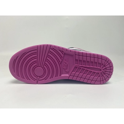 Jordan 1 Low Black Active Fuchsia (Cheap Sneakers)
