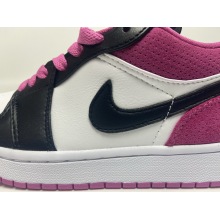 Jordan 1 Low Black Active Fuchsia (Cheap Sneakers)