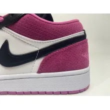 Jordan 1 Low Black Active Fuchsia (Cheap Sneakers)