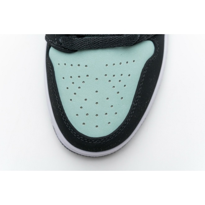Jordan 1 Low Black Aurora Green Laser Orange (Cheap Sneakers)