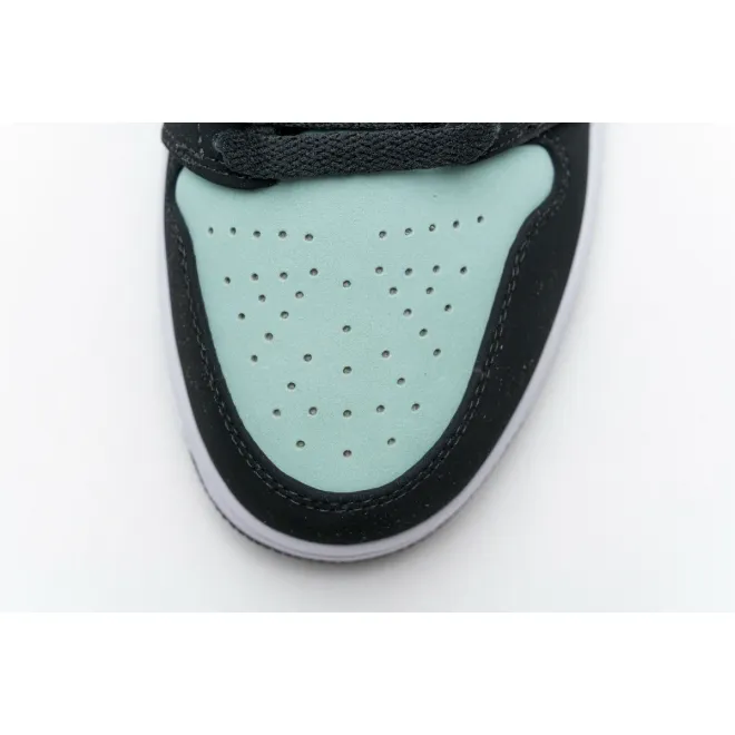 Jordan 1 Low Black Aurora Green Laser Orange (Cheap Sneakers)