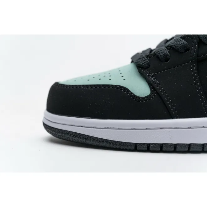 Jordan 1 Low Black Aurora Green Laser Orange (Cheap Sneakers)
