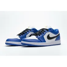 Jordan 1 Low Hyper Royal Orange Peel (Cheap Sneakers)