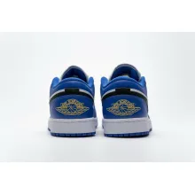 Jordan 1 Low Hyper Royal Orange Peel (Cheap Sneakers)
