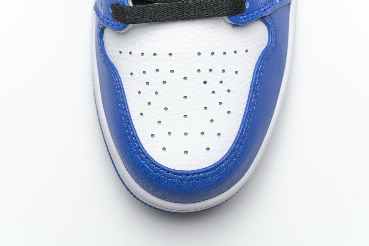 Jordan 1 Low Hyper Royal Orange Peel (Cheap Sneakers)