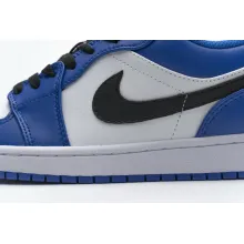 Jordan 1 Low Hyper Royal Orange Peel (Cheap Sneakers)