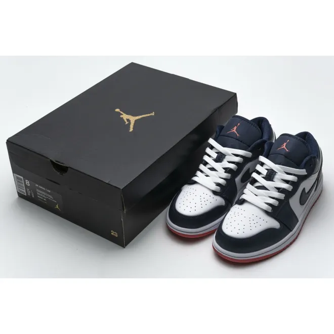 Jordan 1 Low Obsidian Ember Glow (Cheap Sneakers)