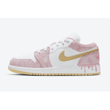 Jordan 1 Low Paint Drip (GS) (Cheap Sneakers)