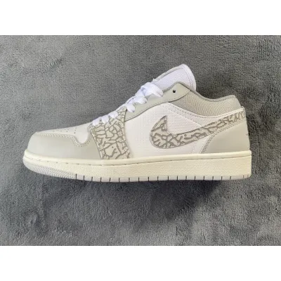Jordan 1 Low PRM Smoke Grey Elephant (Cheap Sneakers)