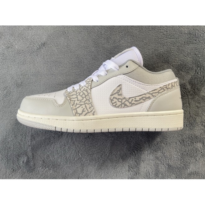 Jordan 1 Low PRM Smoke Grey Elephant (Cheap Sneakers)