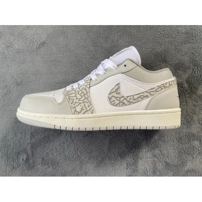 Jordan 1 Low PRM Smoke Grey Elephant (Cheap Sneakers)