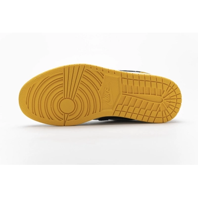 Jordan 1 Low Sail University Gold Black (Cheap Sneakers)