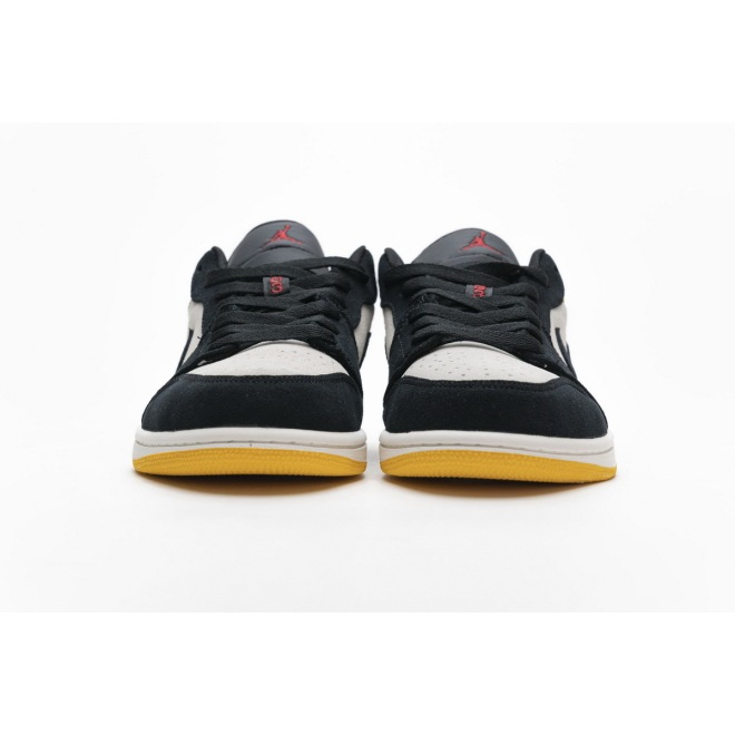 Jordan 1 Low Sail University Gold Black (Cheap Sneakers)