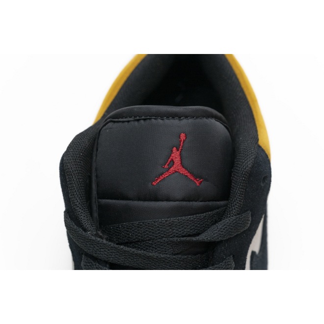 Jordan 1 Low Sail University Gold Black (Cheap Sneakers)