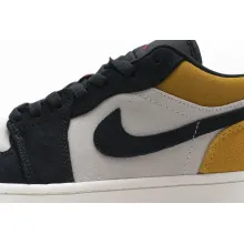 Jordan 1 Low Sail University Gold Black (Cheap Sneakers)