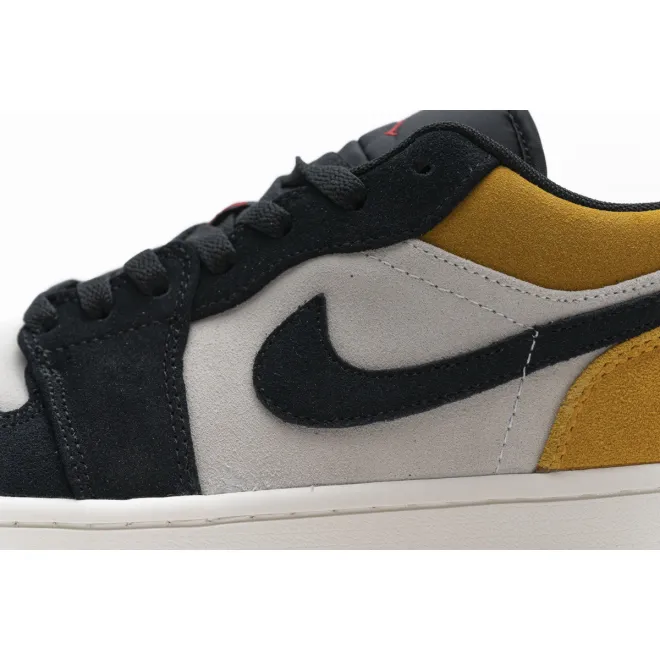 Jordan 1 Low Sail University Gold Black (Cheap Sneakers)