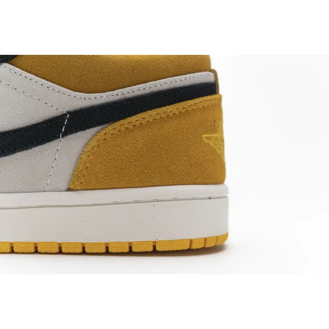Jordan 1 Low Sail University Gold Black (Cheap Sneakers)
