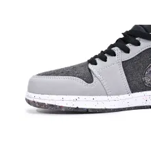 Jordan 1 Low SE Crater Black Grey (Cheap Sneakers)