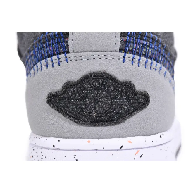 Jordan 1 Low SE Crater Black Grey (Cheap Sneakers)