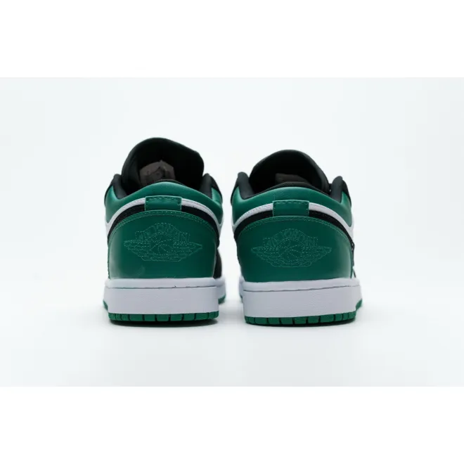 Jordan 1 Low White Black Mystic Green (Cheap Sneakers)