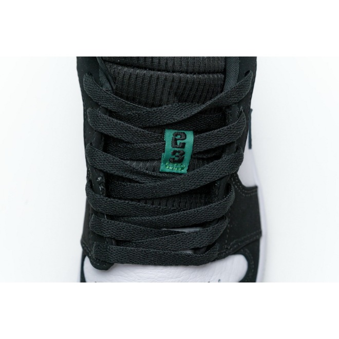 Jordan 1 Low White Black Mystic Green (Cheap Sneakers)