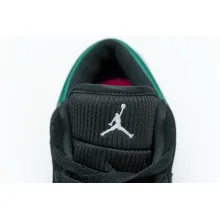Jordan 1 Low White Black Mystic Green (Cheap Sneakers)