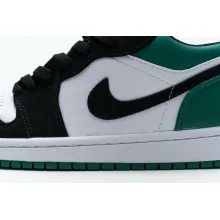 Jordan 1 Low White Black Mystic Green (Cheap Sneakers)