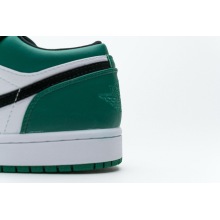 Jordan 1 Low White Black Mystic Green (Cheap Sneakers)