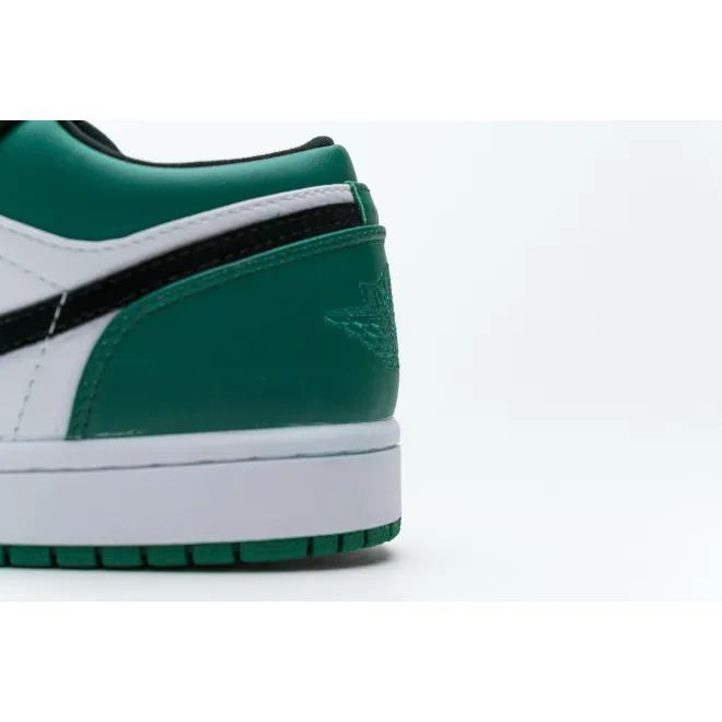 Jordan 1 Low White Black Mystic Green (Cheap Sneakers)