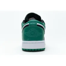 Jordan 1 Low White Black Mystic Green (Cheap Sneakers)