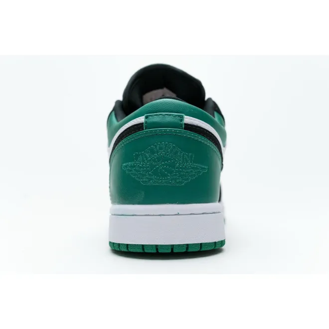 Jordan 1 Low White Black Mystic Green (Cheap Sneakers)