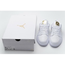 Jordan 1 Low White Metallic Gold (W) (Cheap Sneakers)