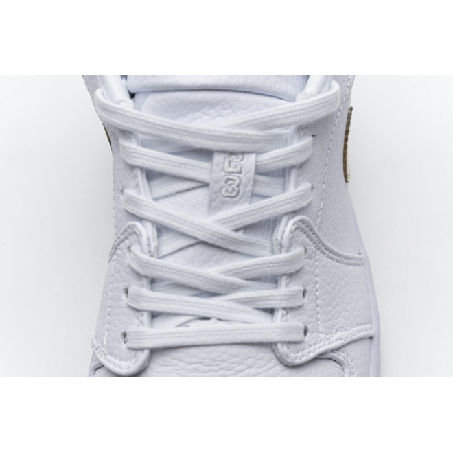 Jordan 1 Low White Metallic Gold (W) (Cheap Sneakers)