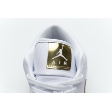 Jordan 1 Low White Metallic Gold (W) (Cheap Sneakers)