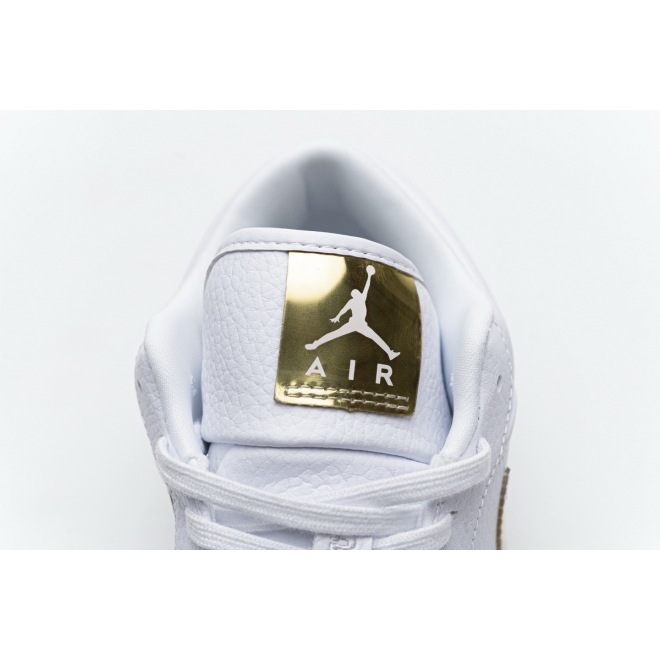 Jordan 1 Low White Metallic Gold (W) (Cheap Sneakers)